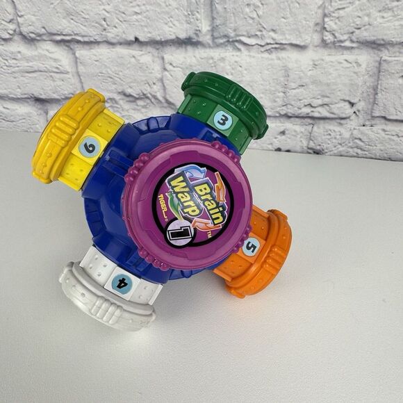 VIDEO Vtg 1996 Brain Warp Tiger Electronic Memory Puzzle Game Talking Toy Tested - Picture 1 of 10
